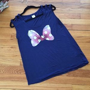 LC By Lauren Conrad Minnie Bow Shirt Size XS